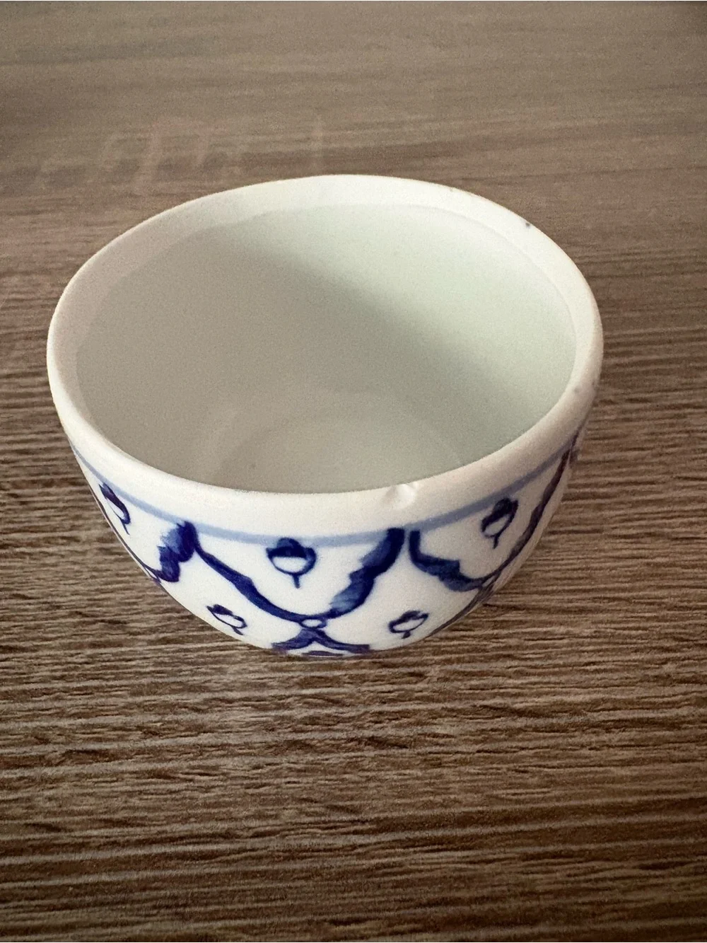 Pier 1 Cobalt Blue & White Small Sugar and Creamer Set with Tray - Preused